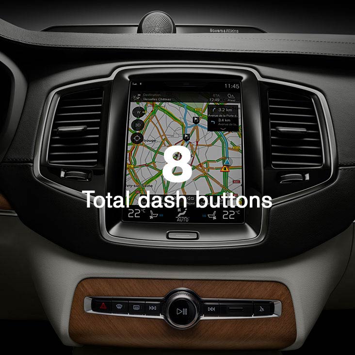 XC90 Intuitive interface