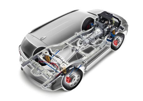 MU-X Impact absorbing chassis