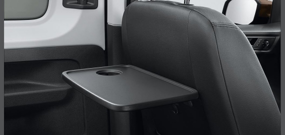Caddy New folding table for rear seats