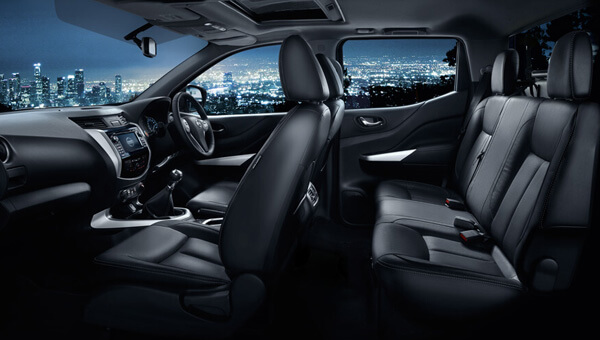 Navara Ride first class every day.
