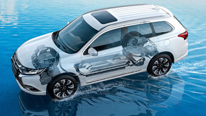 Outlander PHEV Two Powerful Electric Motors