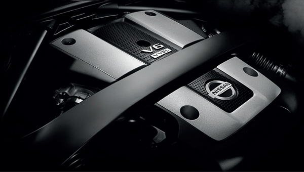 370Z Roadster 3.7 litre V6 engine - power and torque to spare.