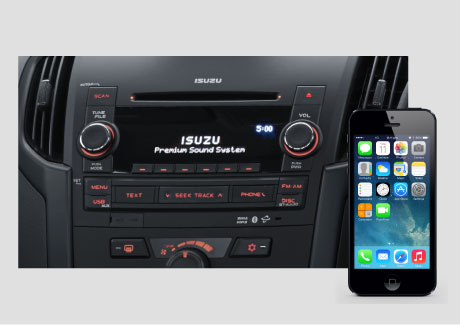 D-MAX Bluetooth&reg; connectivity