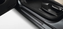 Door sill protection film, black