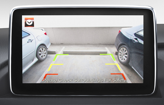 <img src="Screen integrated parking camera