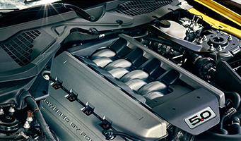 Mustang 5.0L Ti-VCT V8 and 2.3L EcoBoost I-4 engines