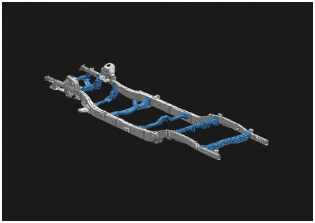 D-MAX Impact absorbing chassis