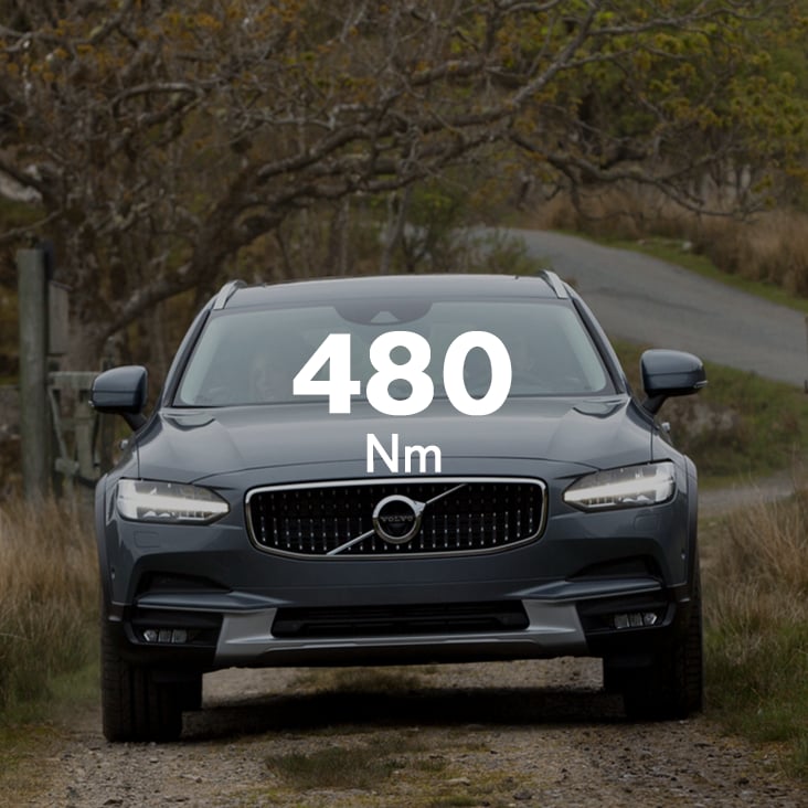 V90 Cross Country Big torque, little effort