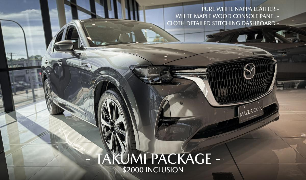 Demo 2023 Mazda CX-60 P50e Azami Takumi #93384 North Parramatta