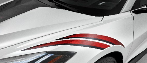 Decal Pack - Fender Hash Marks in Edge Red with Carbon Flash Accents