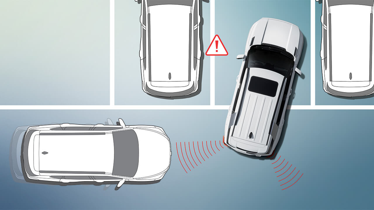 RCTW (Rear Cross Traffic Warning) Image