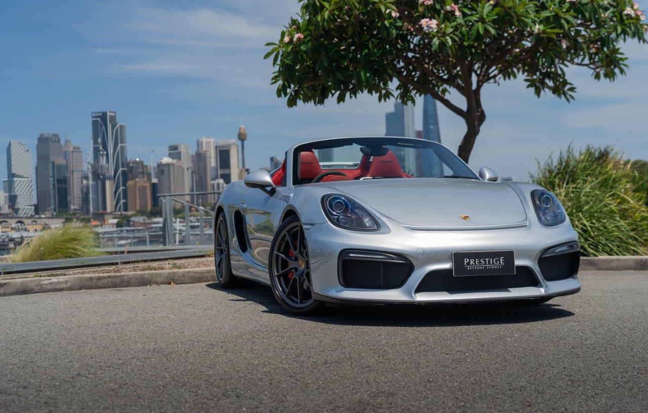 2016 Porsche Boxster Spyder Convertible Image 1