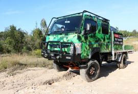 2022 MY20 Fuso Canter  4X4 CREW CAB  TOY HAULER  Tray dropside
