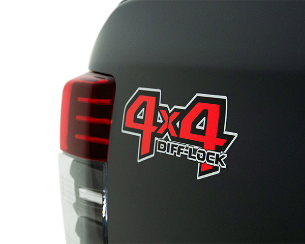 4WD decal set - includes LH and RH