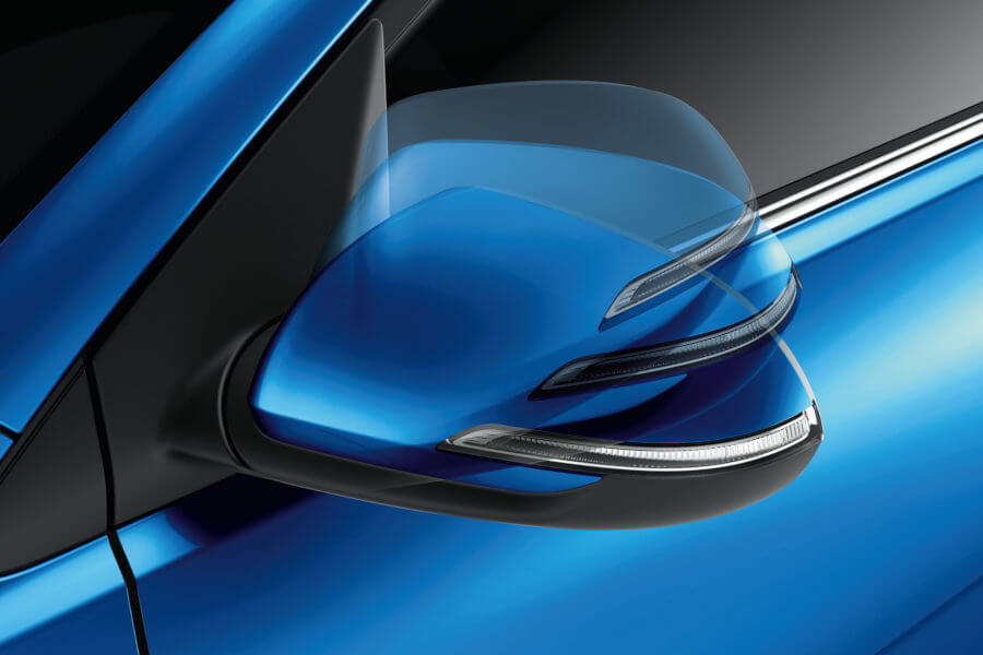 Heated Electric Folding Side Mirrors