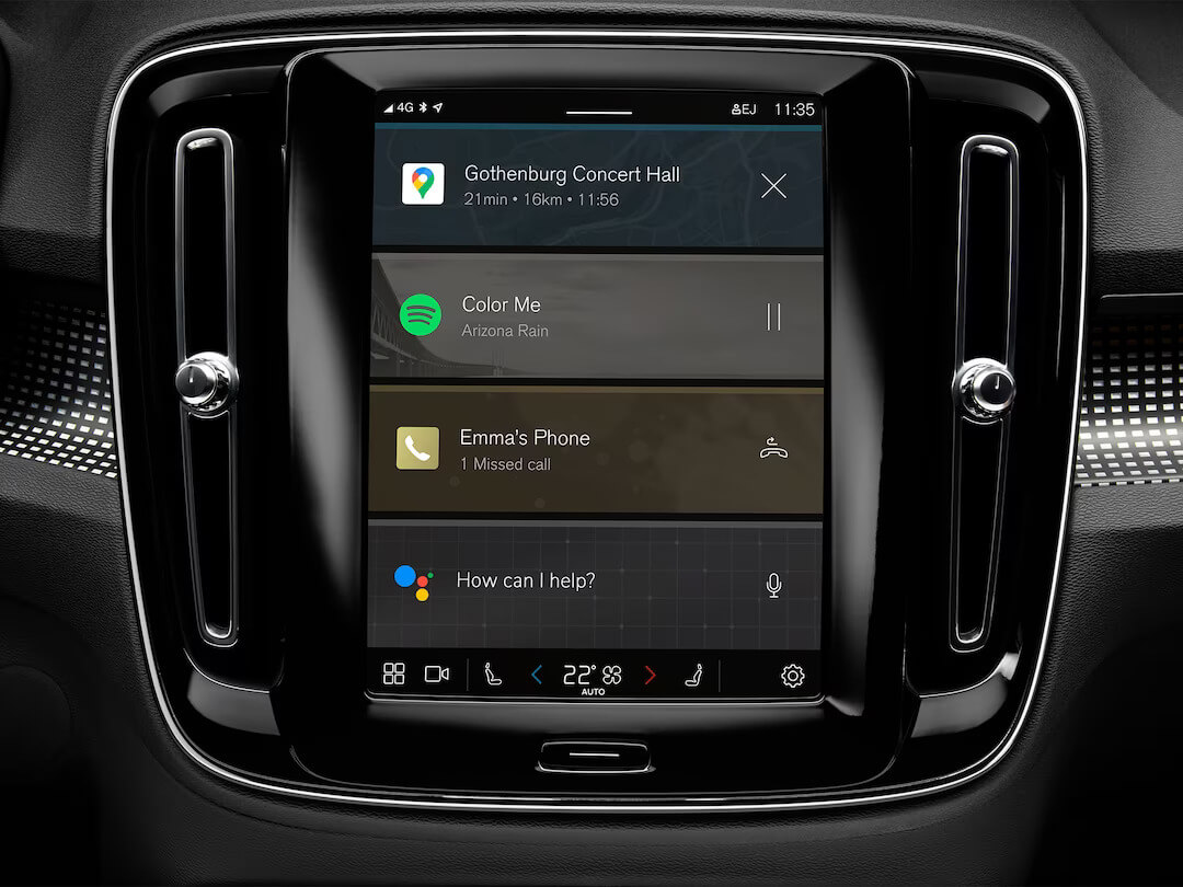 9-inch centre display Image