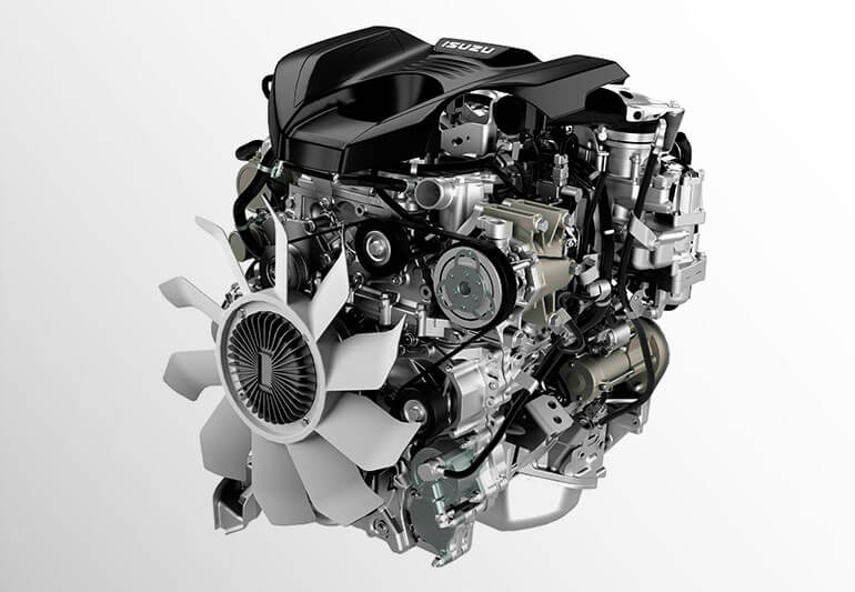 Heavy-Duty Isuzu Engine Image