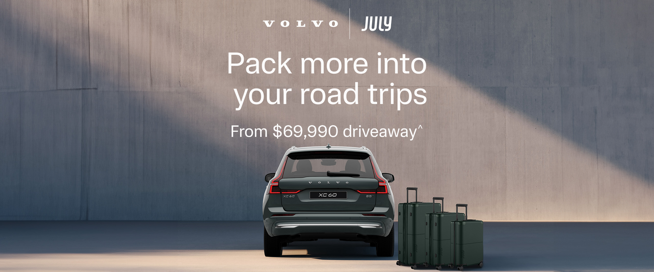 XC60 Complimentary Luggage Offer