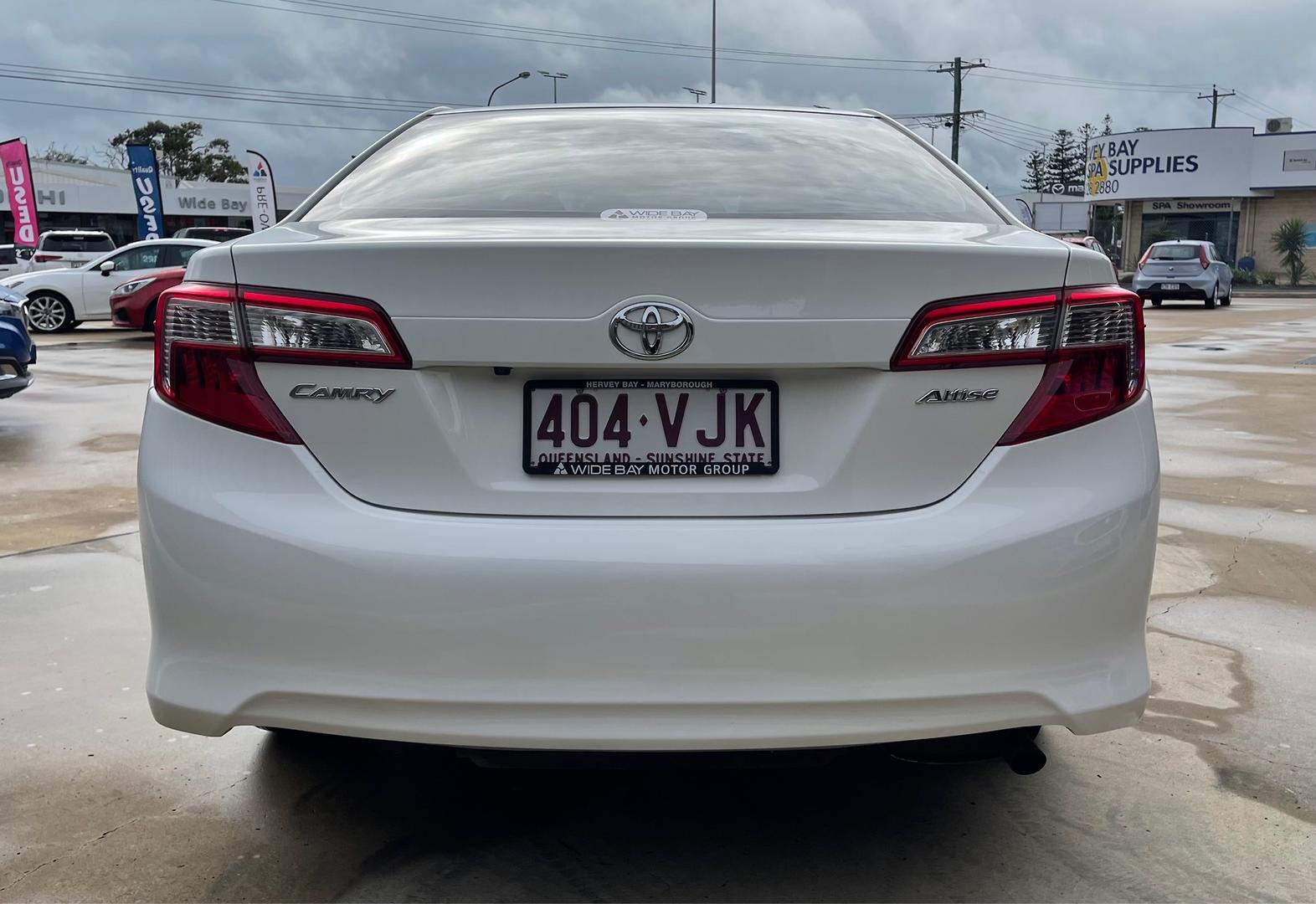 Used 2014 Toyota Camry Altise #514665 Wide Bay Motor Group (Hervey Bay ...