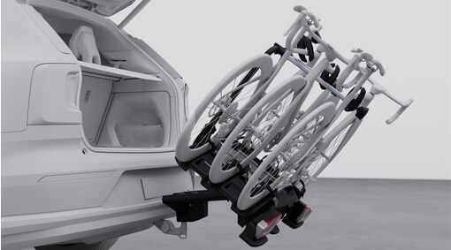 Bike rack for 3-4 bikes, FIX4BIKE towbar