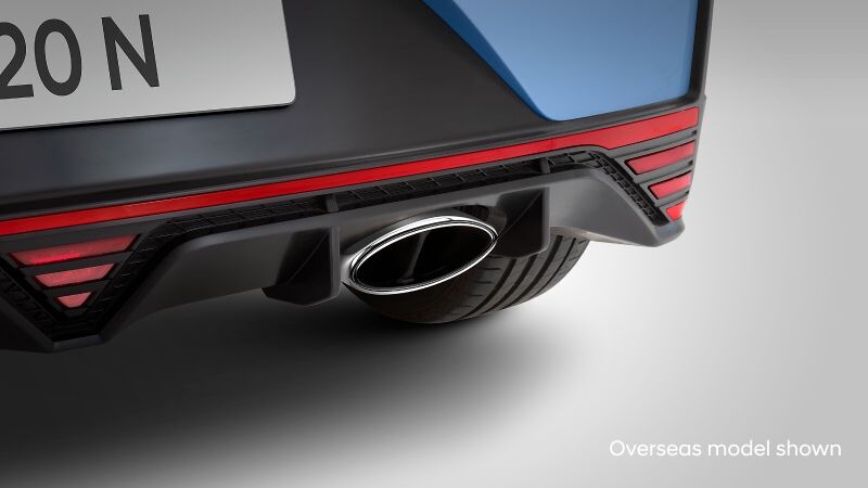 Active variable exhaust system. 