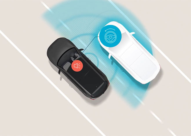 Blind-Spot Collision-Avoidance Assist (BCA) Image