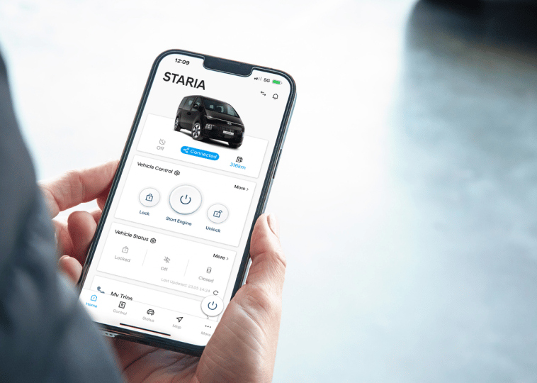 BluelinkTM[CS1] and OTA connectivity[C4]. Image