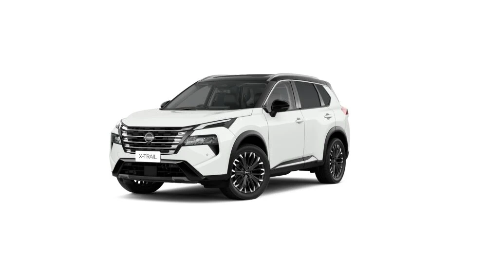 Everest White with black roof