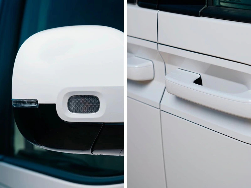 Paint protection film - door cups & mirror caps