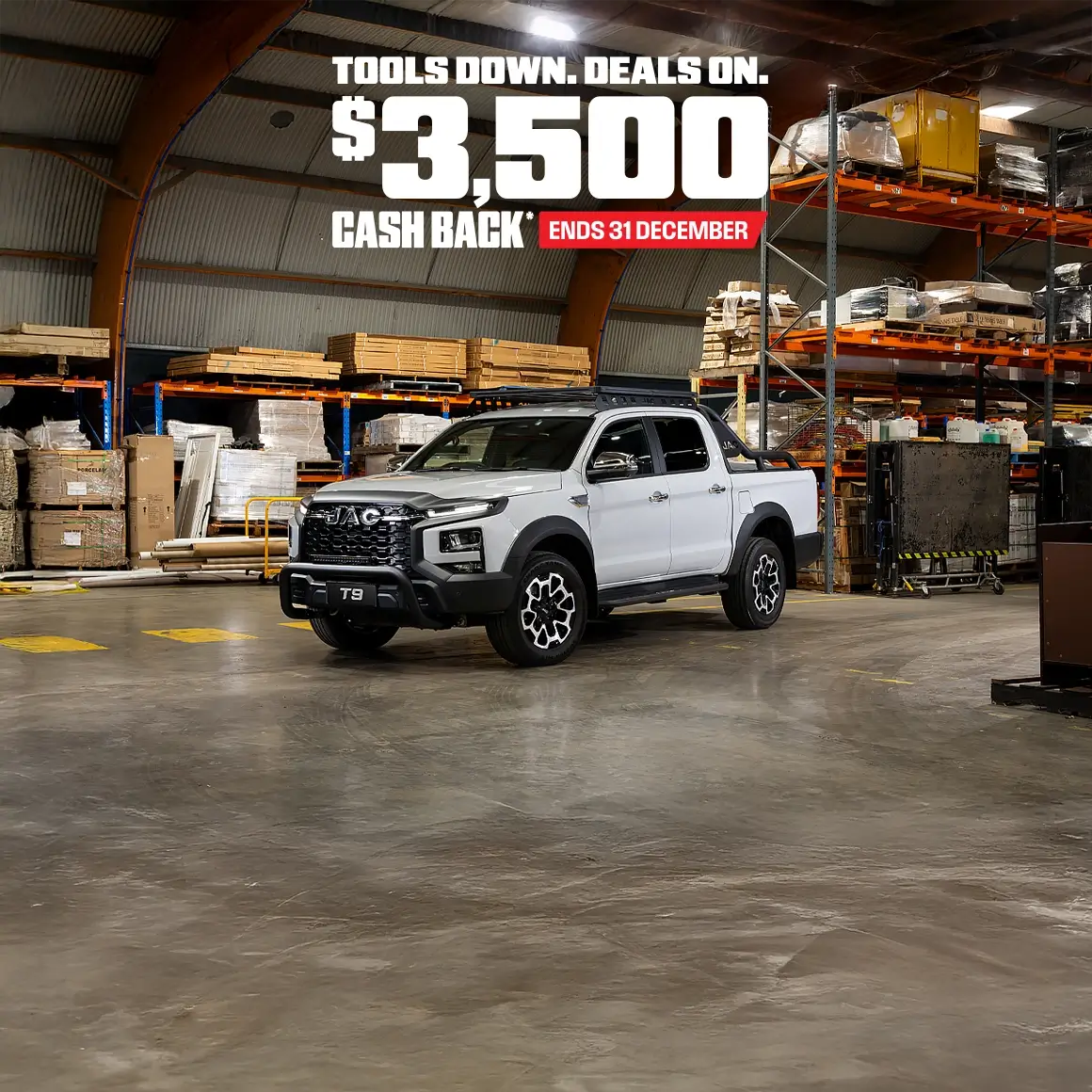 Tools down.</br>Deals on.