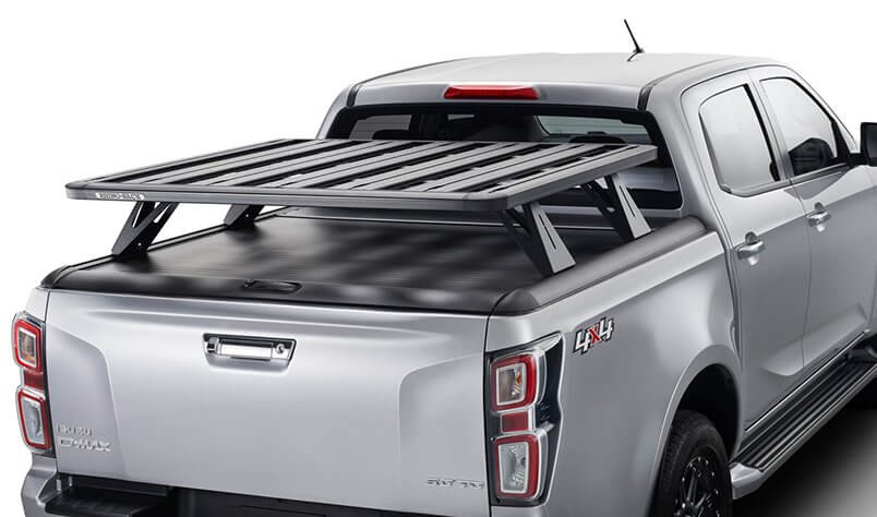 Rhino-Rack Pioneer Platform With Tub Rack Mounts For Roller Tonneau Cover (for X-Terrain)