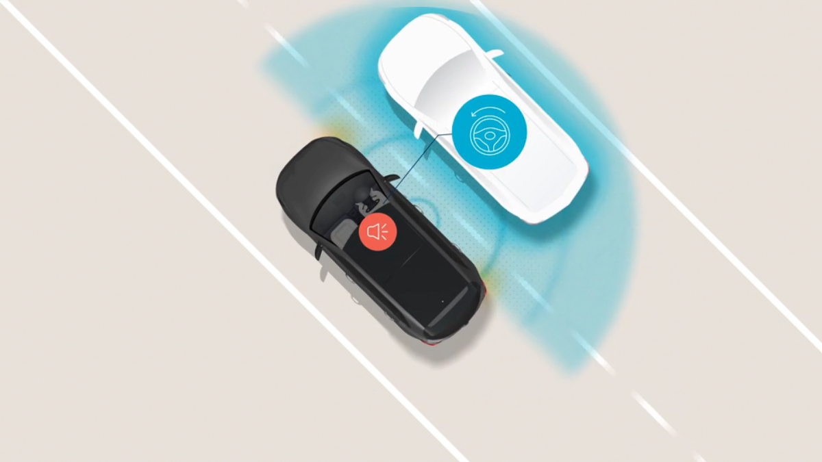 Blind-Spot Collision-Avoidance Assist (BCA). Image
