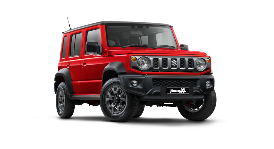 Sizzling Red Metallic / Bluish Black Pearl