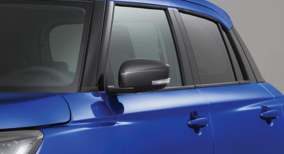 Carbon Fibre Look Mirror Cover Pair - Swift Hybrid