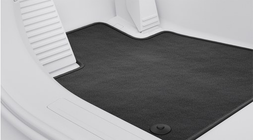 Textile interior cabin floor mats