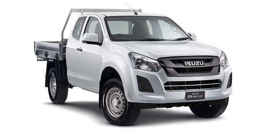 2018 Isuzu UTE D-MAX -- 4x4 SX Space Cab Chassis Space cab