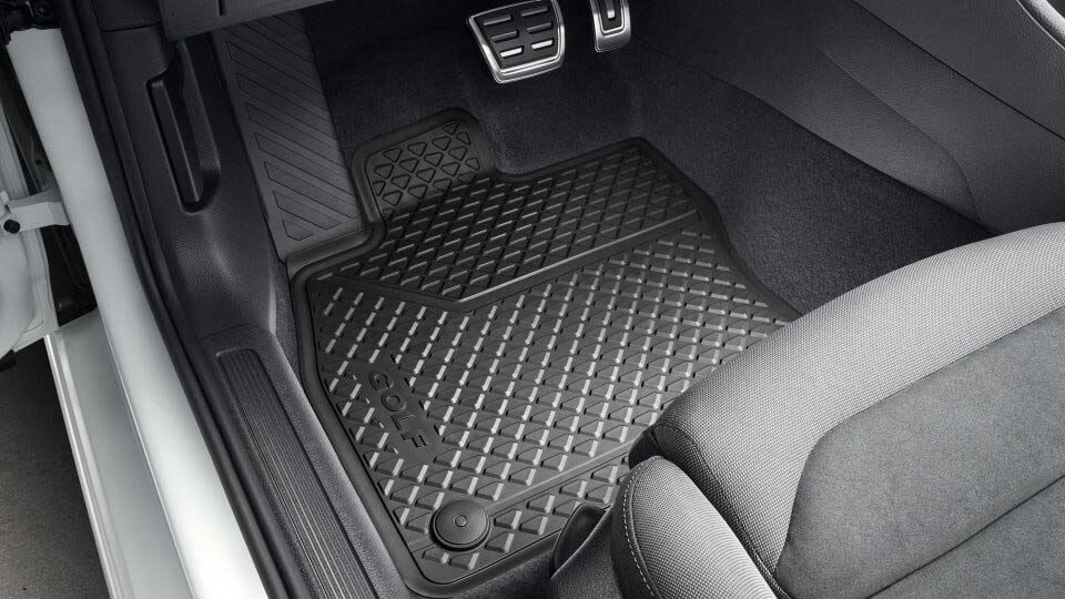 Rubber floor mats