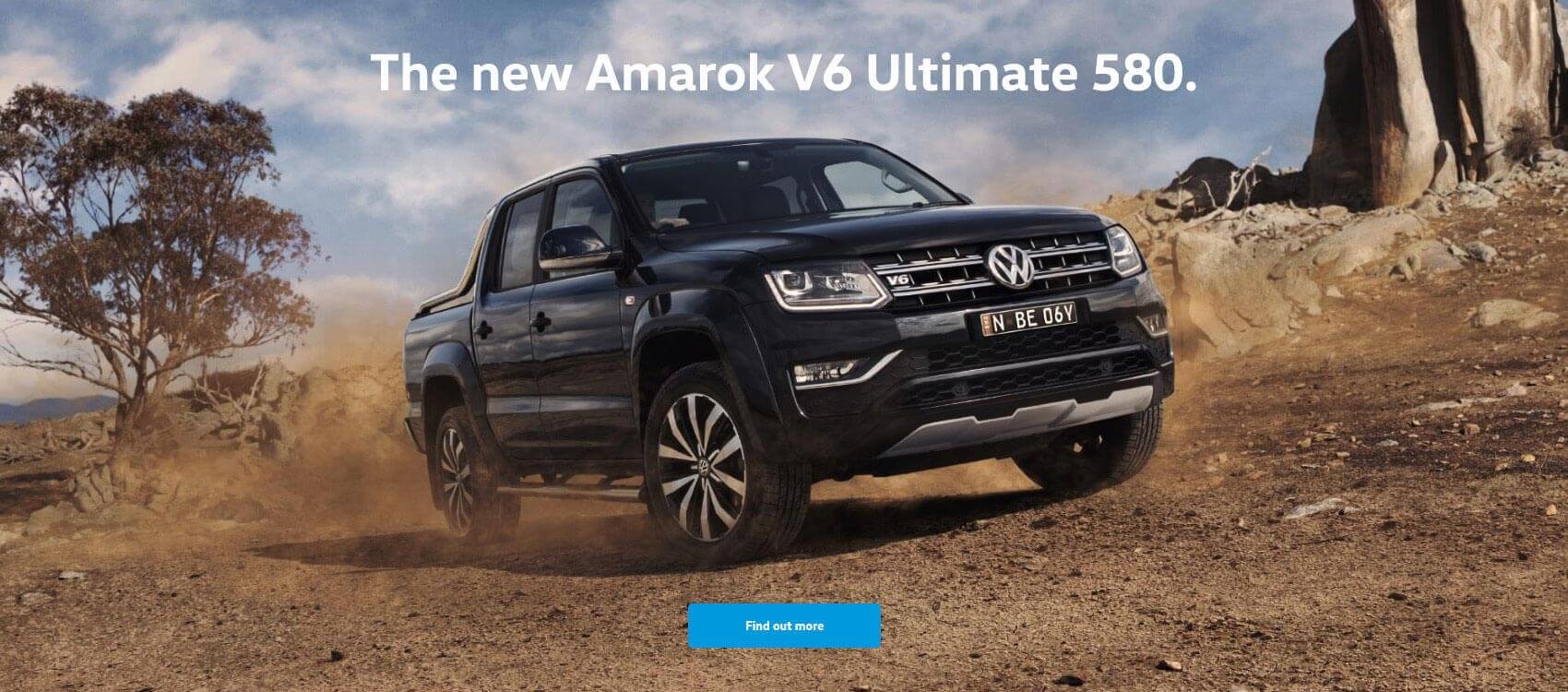 The new Amarok V6 Ultimate 580.