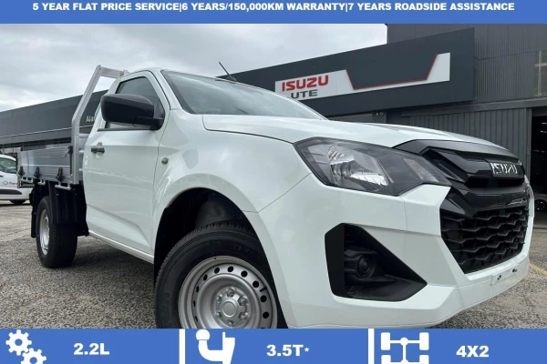 2026 MY25.5 Isuzu D-MAX RG SX High Ride Cab Chassis