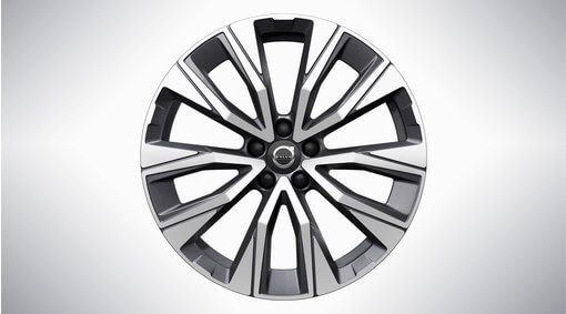 19&quot; 5-V Spoke Black Diamond Cut - 1265