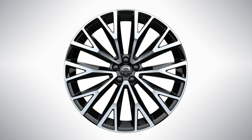 22" 10-Open Spoke Black Diamond Cut - 800142