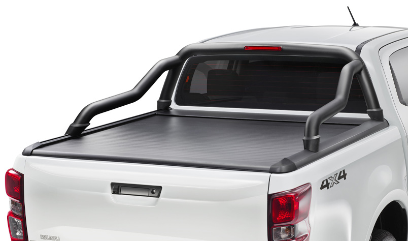  Satin Black Extended Sports Bar (For Electric Retractable Roller Tonneau Cover)