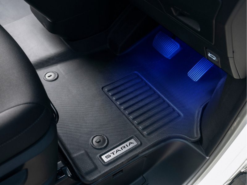 Interior footwell lighting - blue LED