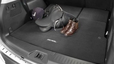 Rear protection carpet mat