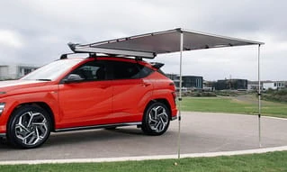 2.0m x 2.5m side awning (includes fitting brackets)