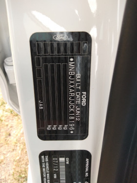 2012 Ford Fiesta WT LX Sedan