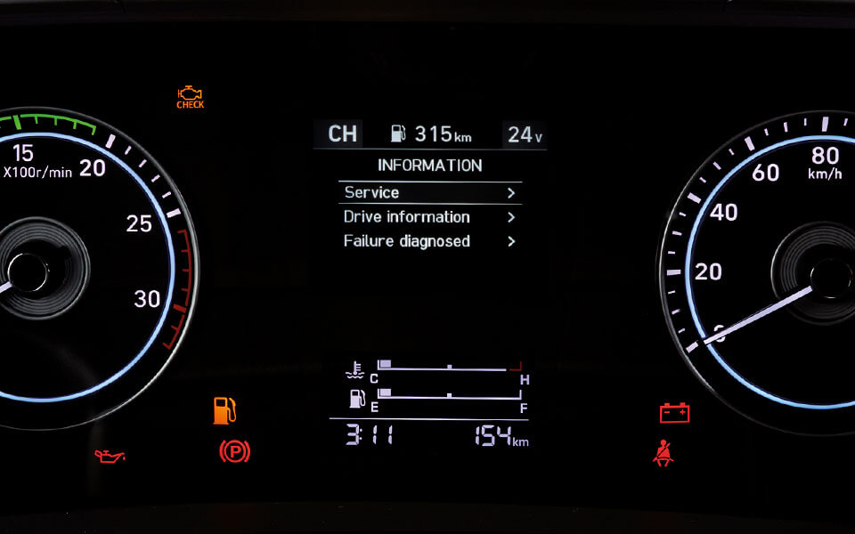 Pavise 5-inch dual-mono TFT