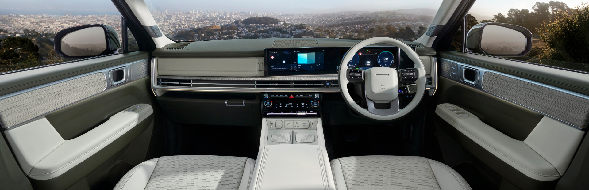 Spacious yet connected interior. Image