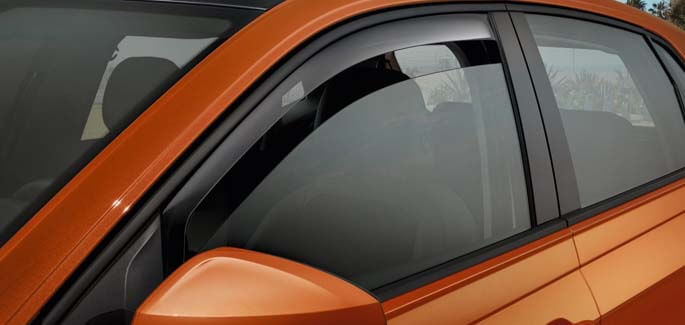 Slimline weathershields