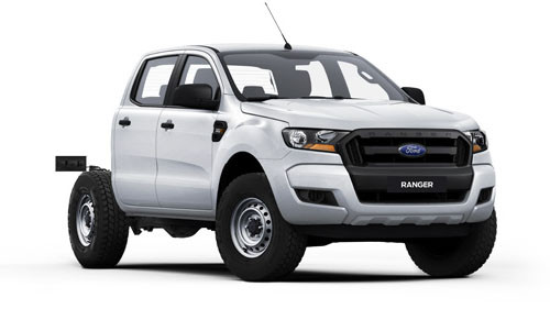 2017 Ford Ranger PX MkII 4x4 XL Double Cab Chassis 3.2L Cab chassis